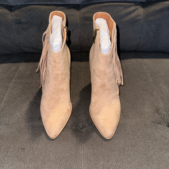 Women’s Braided Fringe Boots - Picture 1 of 12